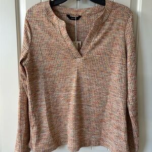 NWT Viral Dokotoo waffle knit multicolor top